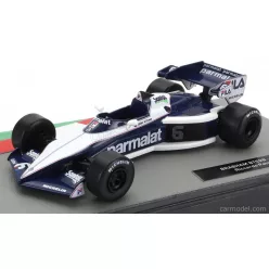   BRABHAM  F1  BT52 PARMALAT N 6 SEASON 1983 RICCARDO PATRESE  WHITE BLUE