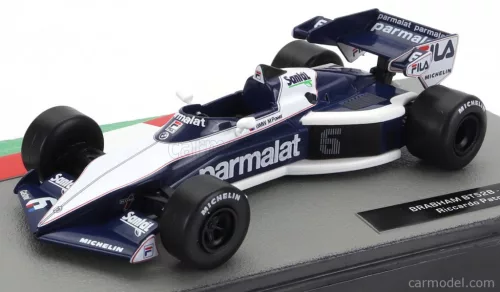 BRABHAM  F1  BT52 PARMALAT N 6 SEASON 1983 RICCARDO PATRESE  WHITE BLUE