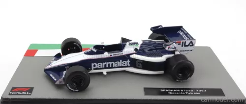 BRABHAM  F1  BT52 PARMALAT N 6 SEASON 1983 RICCARDO PATRESE  WHITE BLUE