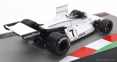 BRABHAM  F1 BT44 N 7 SEASON 1974 CARLOS REUTEMANN  WHITE