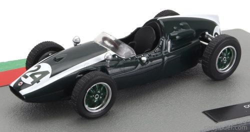 COOPER  F1  T51 CLIMAX TEAM COOPER CAR COMPANY N 24 WORLD CHAMPION SEASON 1959 JACK BRABHAM 1959  GREEN WHITE