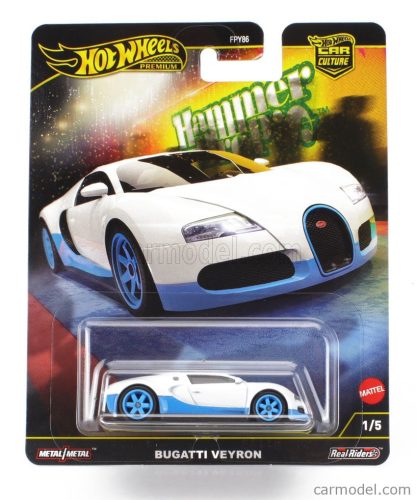 BUGATTI  VEYRON 2009  WHITE LIGHT BLUE