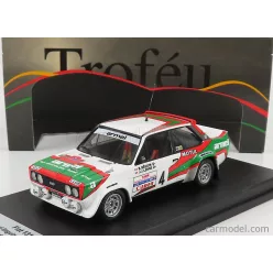   FIAT  131 ABARTH N 4 RALLY ISOLA D'ELBA ITALY 1981 B.BEGUIN - J.J.LENNE  WHITE RED GREEN