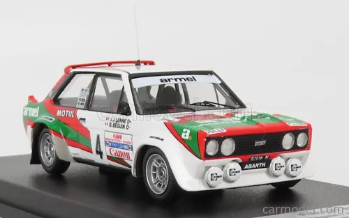 FIAT  131 ABARTH N 4 RALLY ISOLA D'ELBA ITALY 1981 B.BEGUIN - J.J.LENNE  WHITE RED GREEN