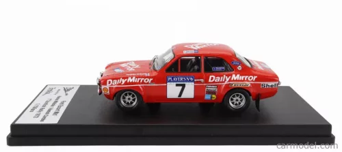 FORD ENGLAND  ESCORT RS 1600 MKI (night version) N 7 WINNER RALLY SCOTTISH 1972 HANNU MIKKOLA - HAMISH CARDNO  RED