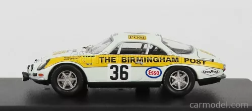 RENAULT  ALPINE A110 N 36 RALLY RAC LOMBARD 1971 N.HOLLIER - M.BROAD