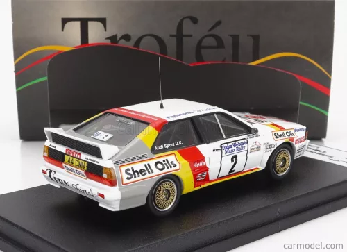 AUDI QUATTRO SPORT N 2 MANX ISLE OF MAN RALLY 1985 H.DEMUTH - E.RADAELLI