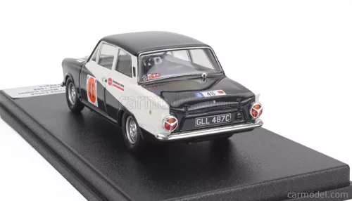 FORD ENGLAND  CORTINA LOTUS (night version) N 46 RAC RALLY LOMBARD 1968 CHRIS SCIATER - MARTIN HOLMES  BLACK WHITE