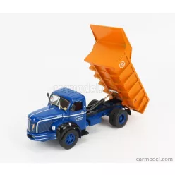   BERLIET  GLM10 TRUCK CASSONE RIBALTABILE 1953 - MOVIMENTO TERRA  BLUE ORANGE
