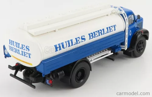 BERLIET  GLR8M2 TANKER TRUCK HUILES BERLIET 1960  BLUE WHITE