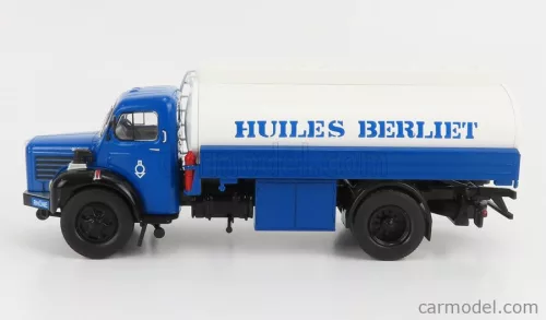 BERLIET  GLR8M2 TANKER TRUCK HUILES BERLIET 1960  BLUE WHITE