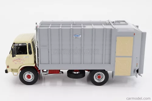 BERLIET  GC 190BN TRUCK TRASPORTO RACCOLTA RIFIUTI URBANI 2-ASSI 1982  YELLOW GREY