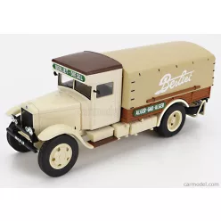  BERLIET  GVL 28 TRUCK DIESEL TELONATO ALGER-GAO-ALGER 2-ASSI 1932  CREAM