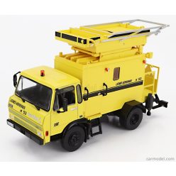  BERLIET  620 KB TRUCK N 53 SURVEILLANCE DE LIGNES AERIENNES PIATTAFORMA 2-ASSI 1977  YELLOW