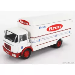 BERLIET  GAK TRUCK BISCUIT BRUN 2-ASSI 1959  WHITE RED