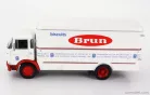 BERLIET  GAK TRUCK BISCUIT BRUN 2-ASSI 1959  WHITE RED