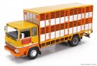 BERLIET  GR320 TRUCK BETAILLIERE COMMERCE D'ANIMAUX TRASPORTO ANIMALI 2-ASSI 1986  2 TONE ORANGE