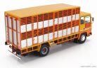 BERLIET  GR320 TRUCK BETAILLIERE COMMERCE D'ANIMAUX TRASPORTO ANIMALI 2-ASSI 1986  2 TONE ORANGE
