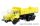 BERLIET  GBH 12 6x4 TRUCK CASSONE RIBALTABILE 2-ASSI 1967 - MOVIMENTO TERRA  YELLOW BLACK