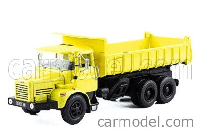BERLIET  GBH 12 6x4 TRUCK CASSONE RIBALTABILE 2-ASSI 1967 - MOVIMENTO TERRA  YELLOW BLACK
