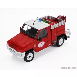   AUVERLAND  DESAUTEL 4x4 SERVICE DEPARTEMENTAL D'INCENDIE ET DE SECOURS DES HAUTES ALPES FIRE ENGINE 1981  RED WHITE