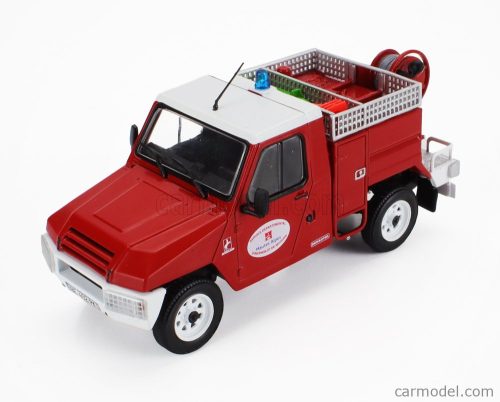 AUVERLAND  DESAUTEL 4x4 SERVICE DEPARTEMENTAL D'INCENDIE ET DE SECOURS DES HAUTES ALPES FIRE ENGINE 1981  RED WHITE