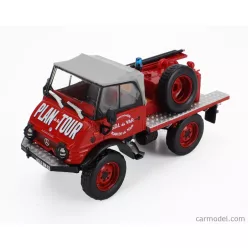   MERCEDES BENZ  UNIMOG 421 TANKER TRUCK SDI DU VAR PLAN DE LA TOUR FIRE ENGINE 1961  RED GREY