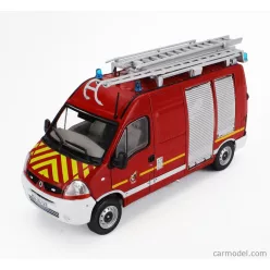   RENAULT  MASTER VAN SECOURS D'URGENCE FIRE ENGINE 2003  RED WHITE SILVER