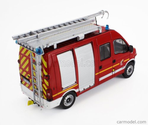 RENAULT  MASTER VAN SECOURS D'URGENCE FIRE ENGINE 2003  RED WHITE SILVER