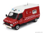 PEUGEOT  J5 MAXUM VAN FIRE ENGINE SECOURS D'URGENCE AUX ASPHYXIES ET BLESSES 1982  RED WHITE