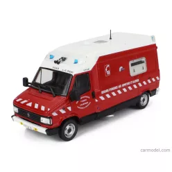   PEUGEOT  J5 MAXUM VAN FIRE ENGINE SECOURS D'URGENCE AUX ASPHYXIES ET BLESSES 1982  RED WHITE