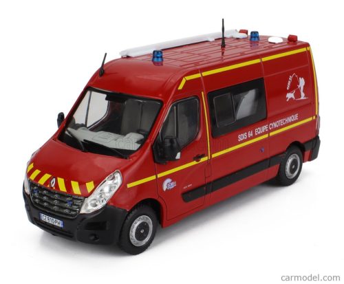 RENAULT  MASTER VAN FIRE ENGINE SDIS 64 EQUIPE CYNOTECHNIQUE 2014  RED YELLOW