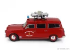 PEUGEOT  403 SW STATION WAGON FIRE ENGINE CENTRE DE SECOURS PRINCIPAL ANNONAY 1969  RED