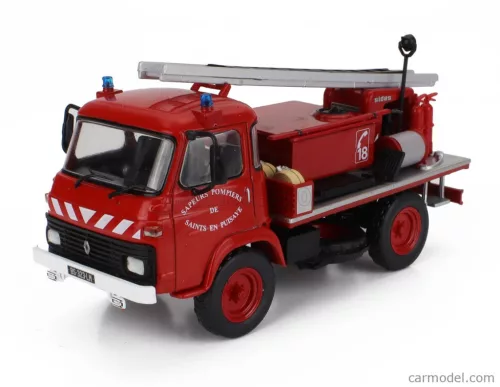 SAVIEM  TP3 TRUCK FIRE ENGINE SAINTS EN PUISAYE 1972  RED