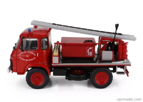 SAVIEM  TP3 TRUCK FIRE ENGINE SAINTS EN PUISAYE 1972  RED