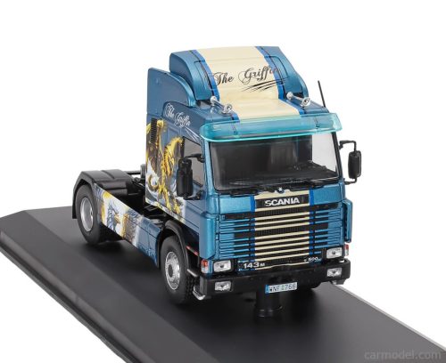 SCANIA  143M TRACTOR TRUCK 2-ASSI 1990 - THE GRIFFIN  BLUE BLACK