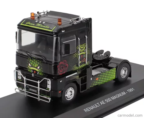 RENAULT  MAGNUM AE500 TRACTOR TRUCK 2-ASSI 1991 - GREEN MAMBA  BLACK