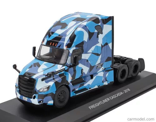 FREIGHTLINER  CASCADIA TRACTOR TRUCK 3-ASSI 2018  BLUE CAMOUFLAGE