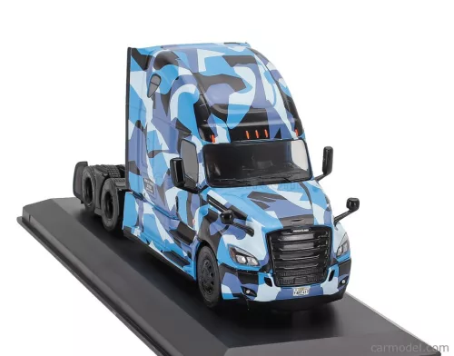 FREIGHTLINER  CASCADIA TRACTOR TRUCK 3-ASSI 2018  BLUE CAMOUFLAGE