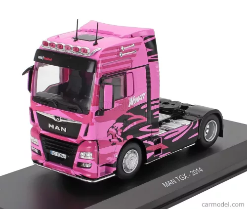 MAN  TGX TRACTOR TRUCK 2-ASSI 2014 - WOMAN  PINK BLACK