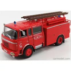   BERLIET  FPT GAK 20H TANKER TRUCK WITH SCALA - FIRE ENGINE - VIGILI DEL FUOCO  RED