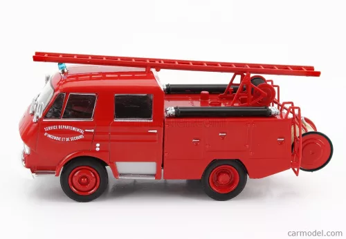 CITROEN  N-SERIES TANKER TRUCK 1969 - FIRE ENGINE - VIGILI DEL FUOCO - FEUERWEHR  RED