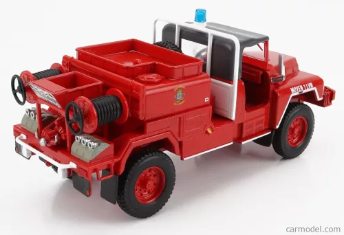 ACMAT  TPK 4x4 TANKER TRUCK 1985 - FIRE ENGINE - VIGILI DEL FUOCO - FEUERWEHR  RED WHITE GREY