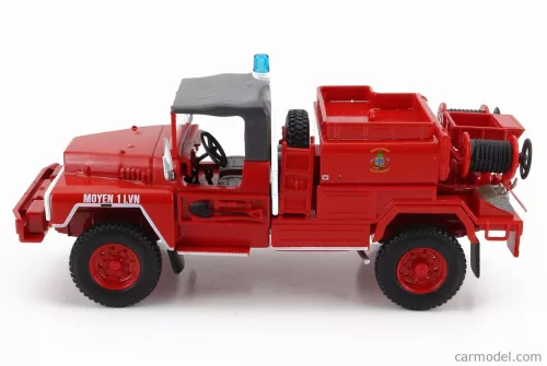 ACMAT  TPK 4x4 TANKER TRUCK 1985 - FIRE ENGINE - VIGILI DEL FUOCO - FEUERWEHR  RED WHITE GREY