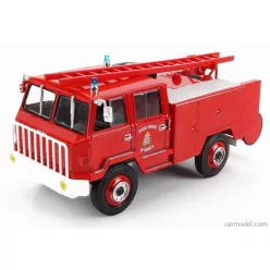   BERLIET  FF 4x4 TANKER TRUCK 1971 - FIRE ENGINE - VIGILI DEL FUOCO - FEUERWEHR  RED WHITE SILVER