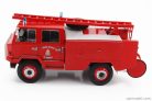 BERLIET  FF 4x4 TANKER TRUCK 1971 - FIRE ENGINE - VIGILI DEL FUOCO - FEUERWEHR  RED WHITE SILVER