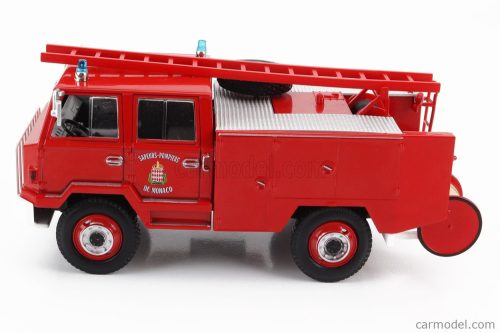 BERLIET  FF 4x4 TANKER TRUCK 1971 - FIRE ENGINE - VIGILI DEL FUOCO - FEUERWEHR  RED WHITE SILVER