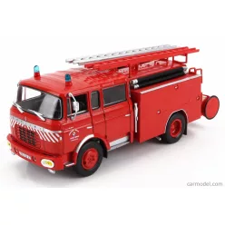  BERLIET  GAK 20 TANKER TRUCK 1969 - FIRE ENGINE - VIGILI DEL FUOCO - FEUERWEHR  RED