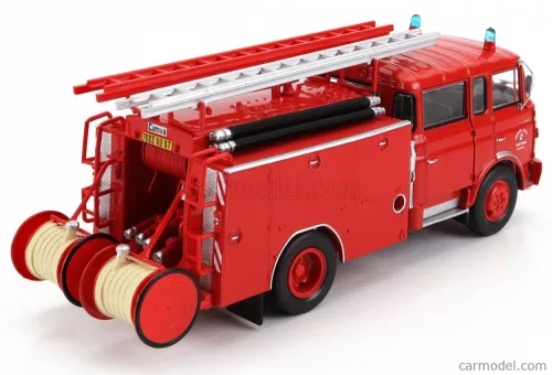 BERLIET  GAK 20 TANKER TRUCK 1969 - FIRE ENGINE - VIGILI DEL FUOCO - FEUERWEHR  RED