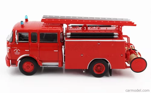 BERLIET  GAK 20 TANKER TRUCK 1969 - FIRE ENGINE - VIGILI DEL FUOCO - FEUERWEHR  RED